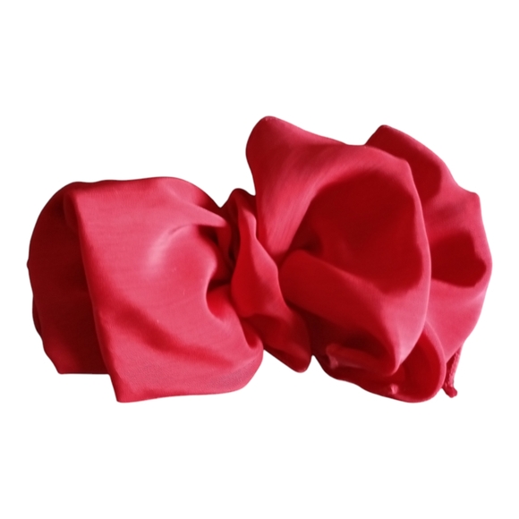 Fabric Barrettes (2), Red, Pre-owned - Picture 2 of 7